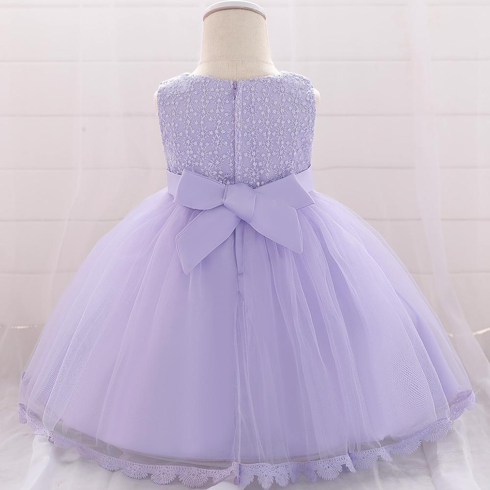 Baby Girl Sequined Flower Dress Princess Tutu Flower Girl Dress