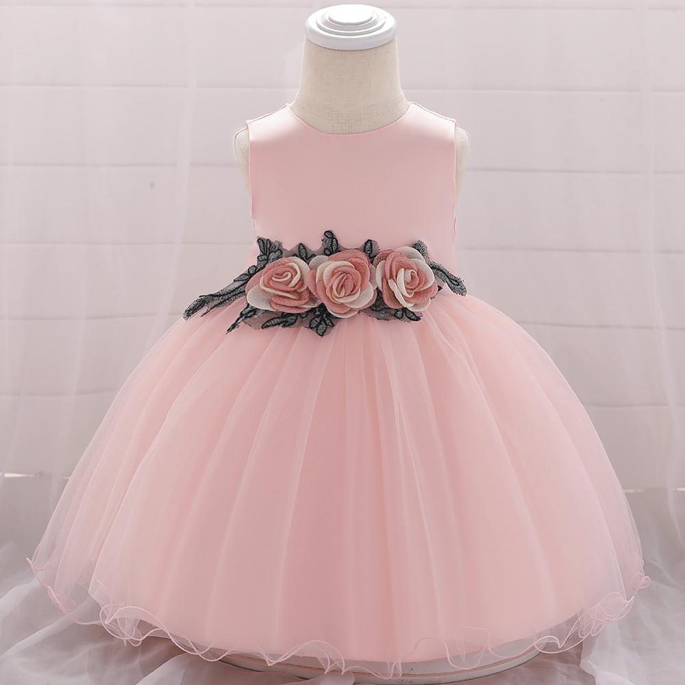 Baby Girl Prom Princess Tulle Tutu Flower Dress