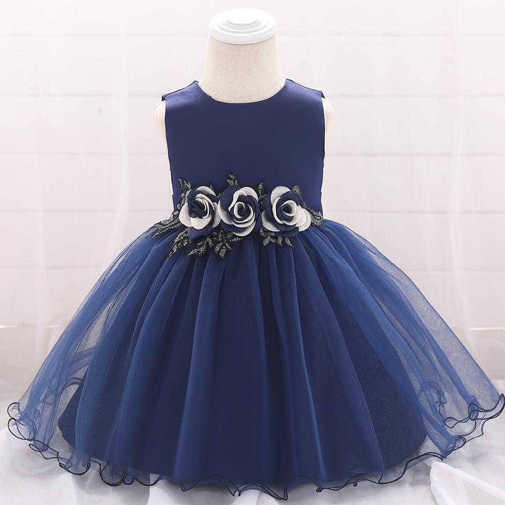 Baby Girl Prom Princess Tulle Tutu Flower Dress