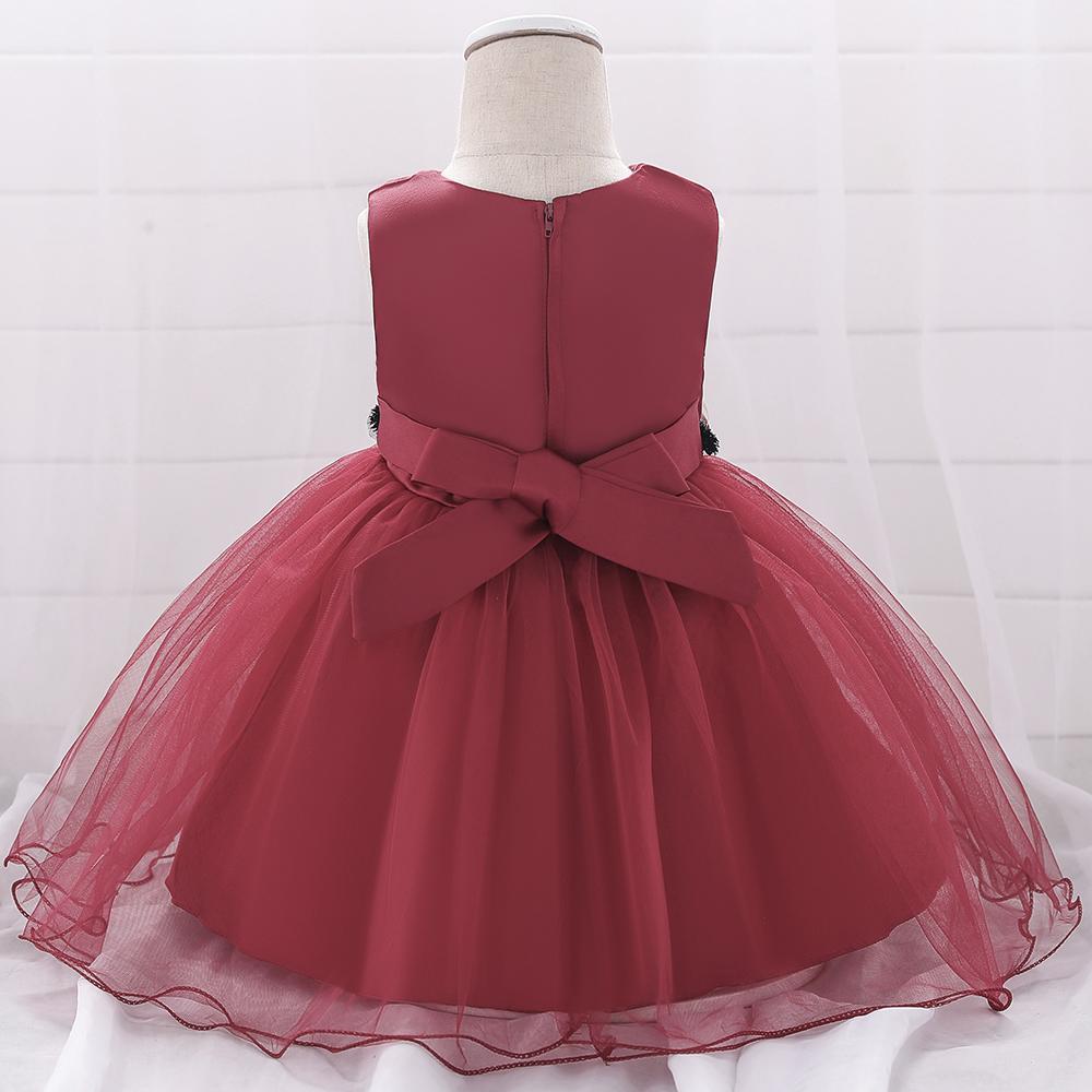 Baby Girl Prom Princess Tulle Tutu Flower Dress