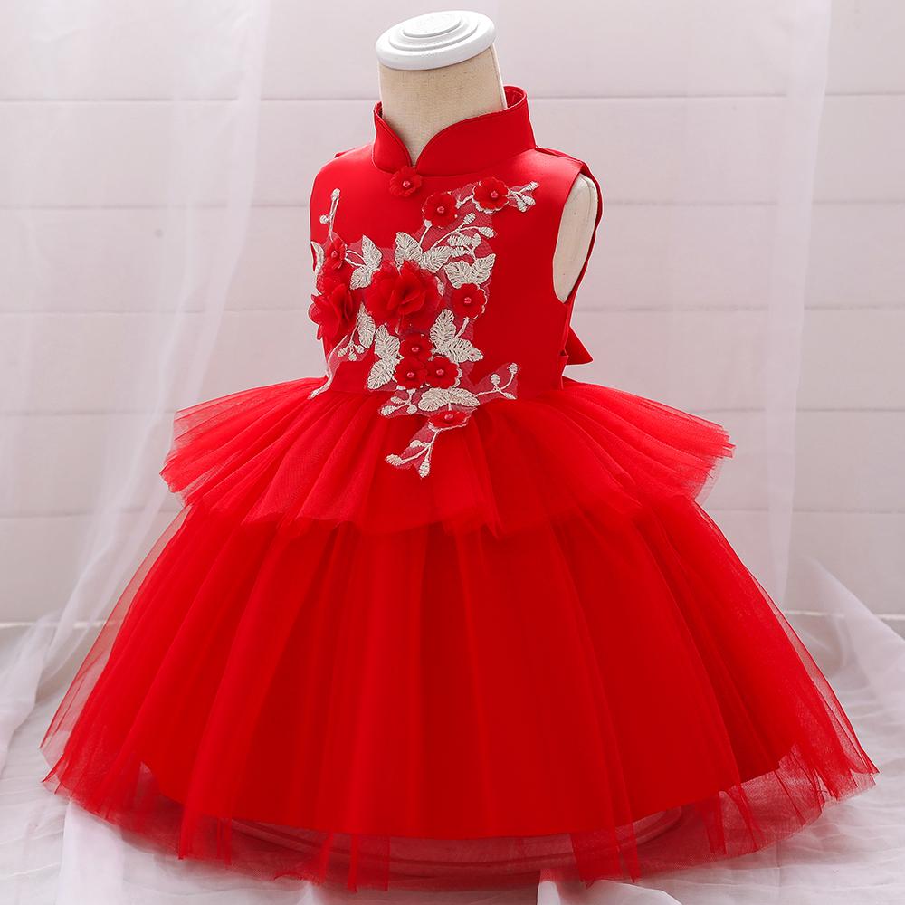 Baby Girl Mesh Cake Flower Dress