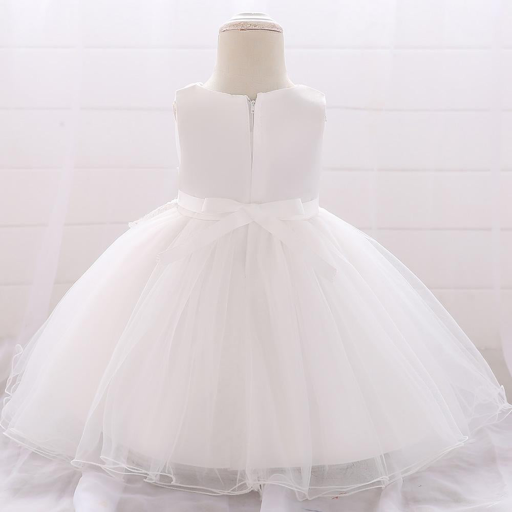 Baby Girl's Solid Color Tutu Princess Dress