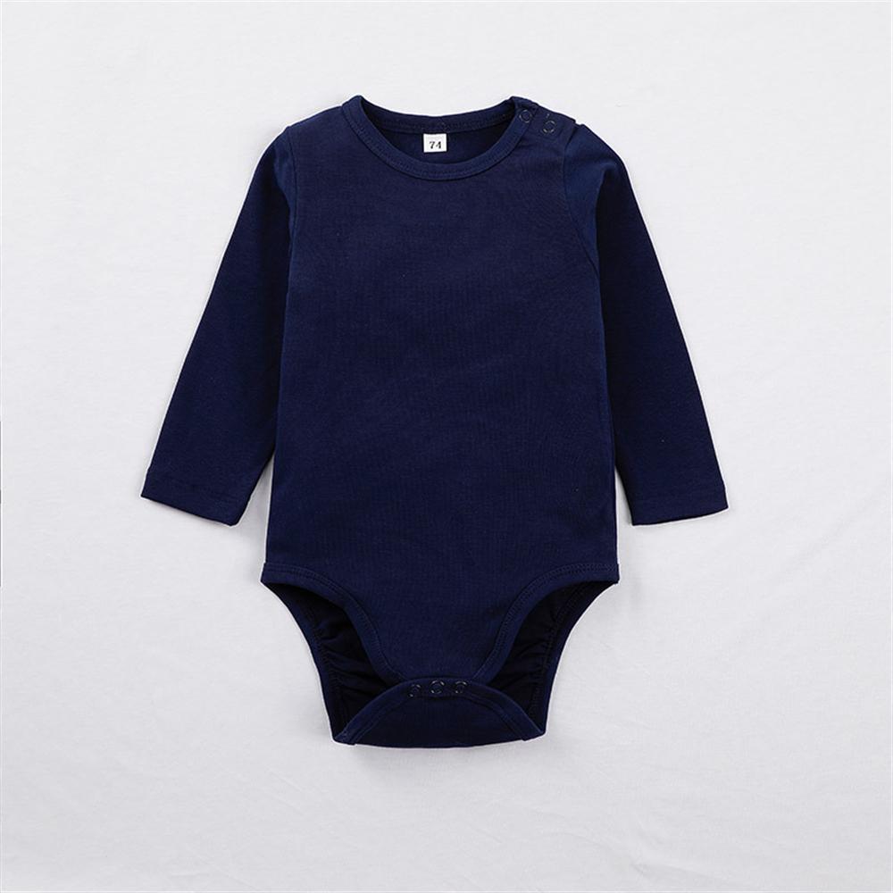 Baby Boys Long Sleeve Crew Neck Romper Baby Clothes Cheap Wholesale