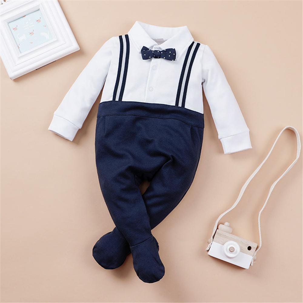 Baby Boys Long Sleeve Newborn Romper Wholesale Baby Clothes In Bulk