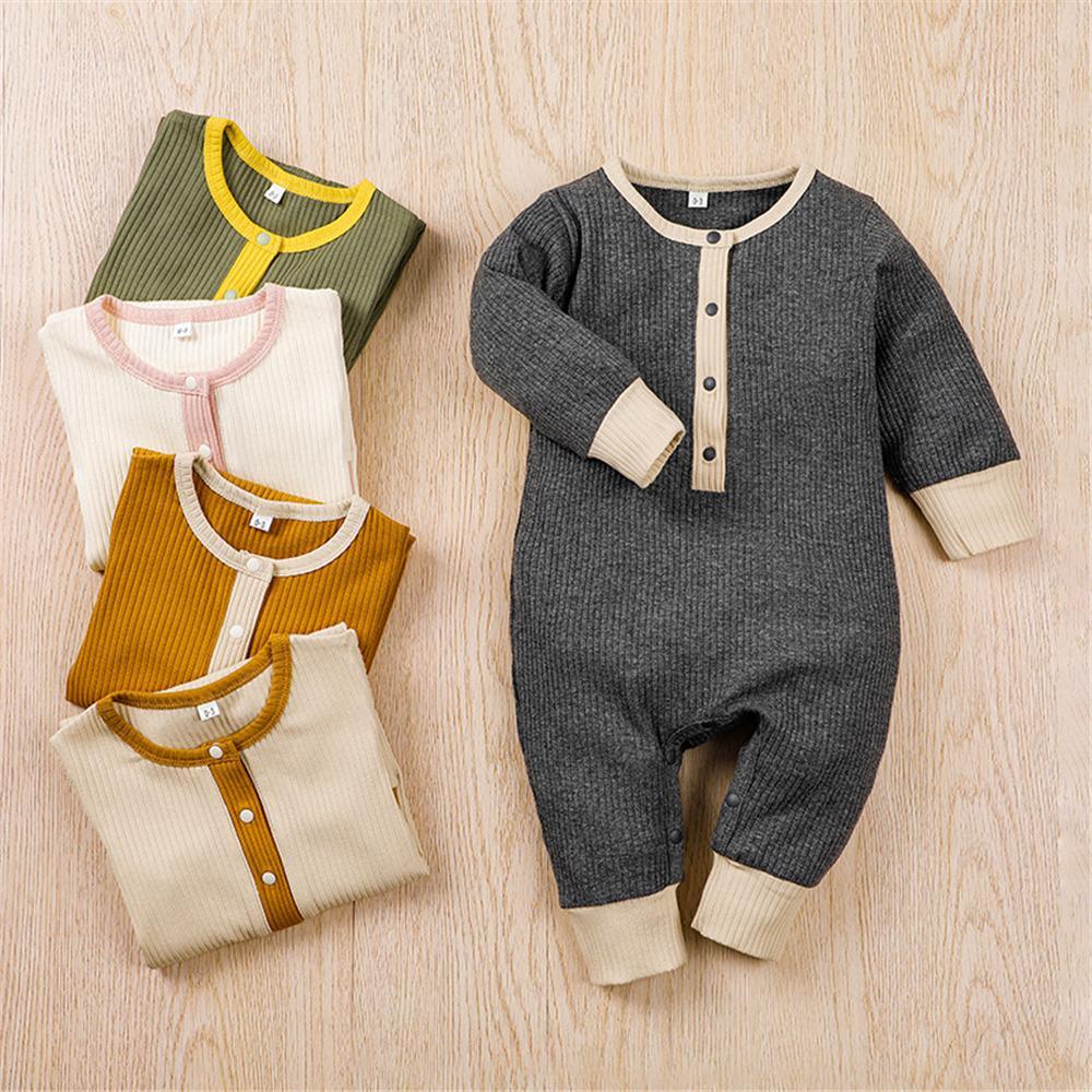 Baby Boys Long Sleeve Romper Where To Buy Baby Clothes In Bulk