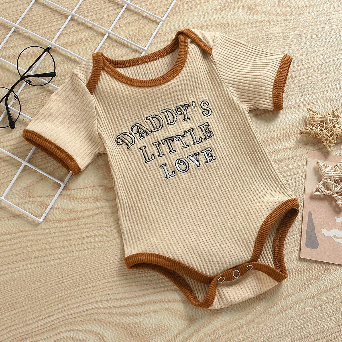 Baby Clothing Wholesale Embroidered Letter Jumpsuit