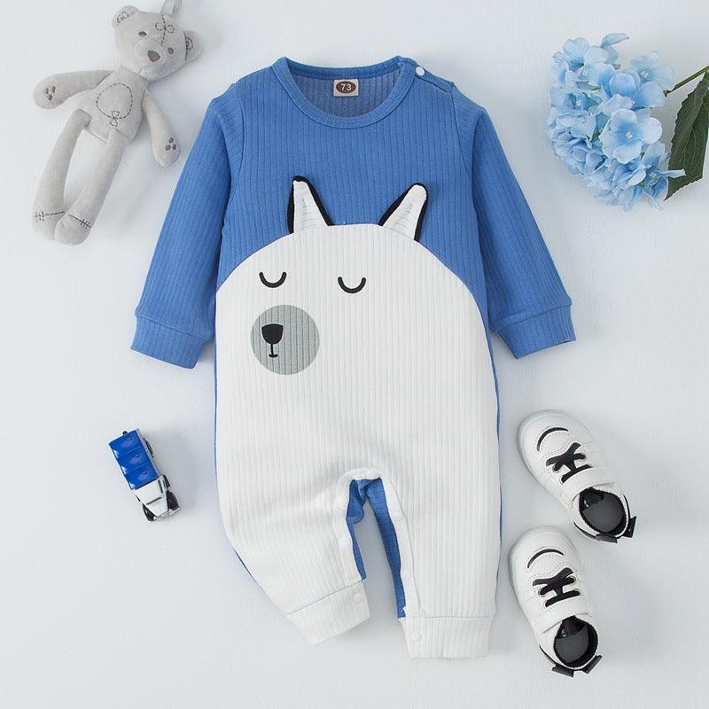 Baby Boys Cute Cartoon Animal Modeling Jumpsuit