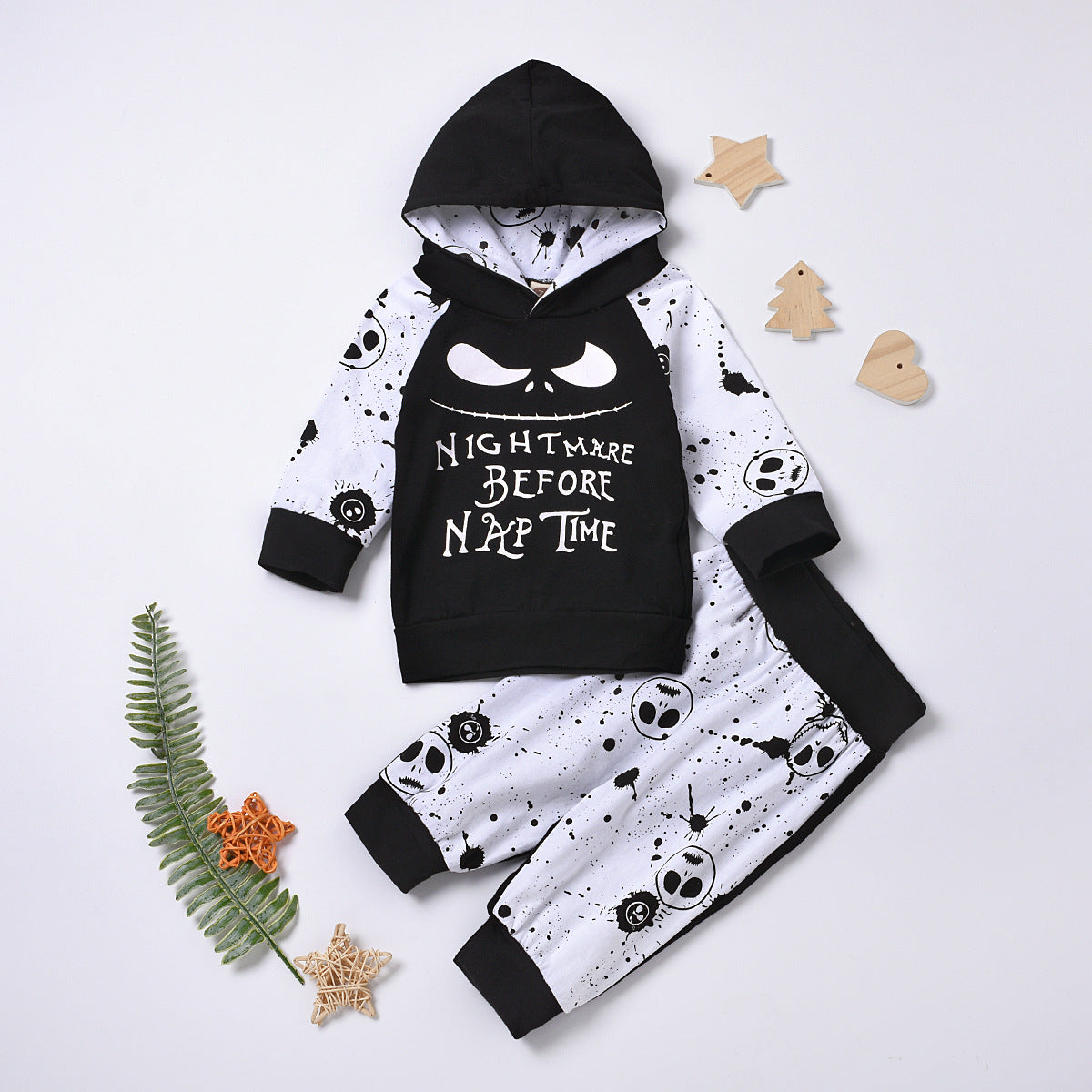 Baby Boys Letter Printed Hooded Top & Trousers Baby Clothes Warehouse