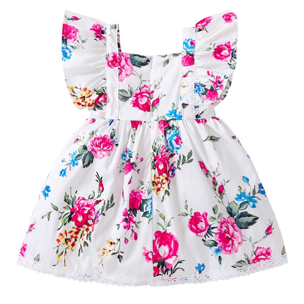 Baby Girl Sleeveless Floral Printed Dress Buy Baby Clothes Wholesale