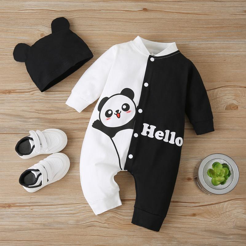 2-piece Jumpsuit & Hat for Baby Children's Clothing