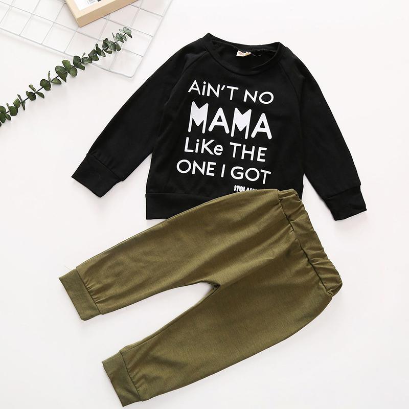 2-piece Long Sleeve T-shirt & Pants for Baby