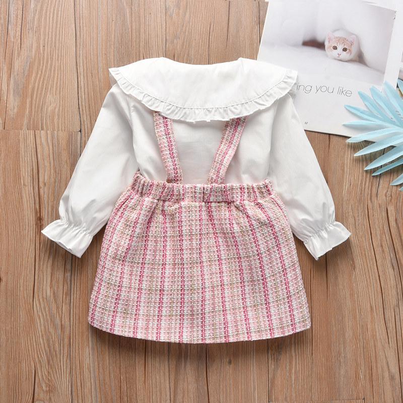 2-piece Strap Dress & Shirt for Toddler Girl