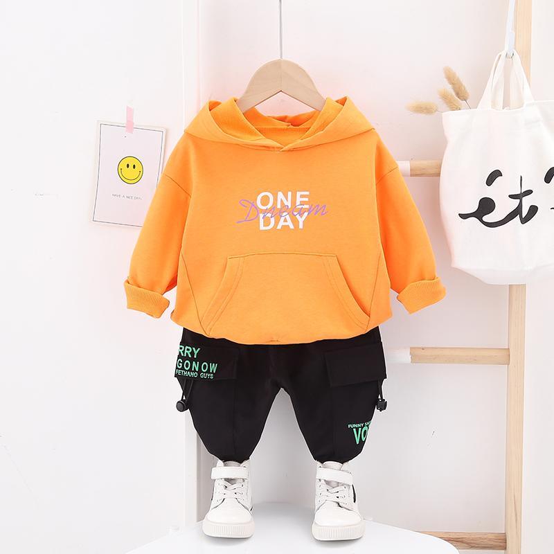 2-piece Letter Hoodie & Pants for Children Boy