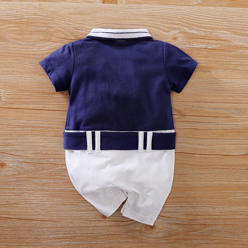 Baby Boy Color-block Pattern Jumpsuit Children's Clothing