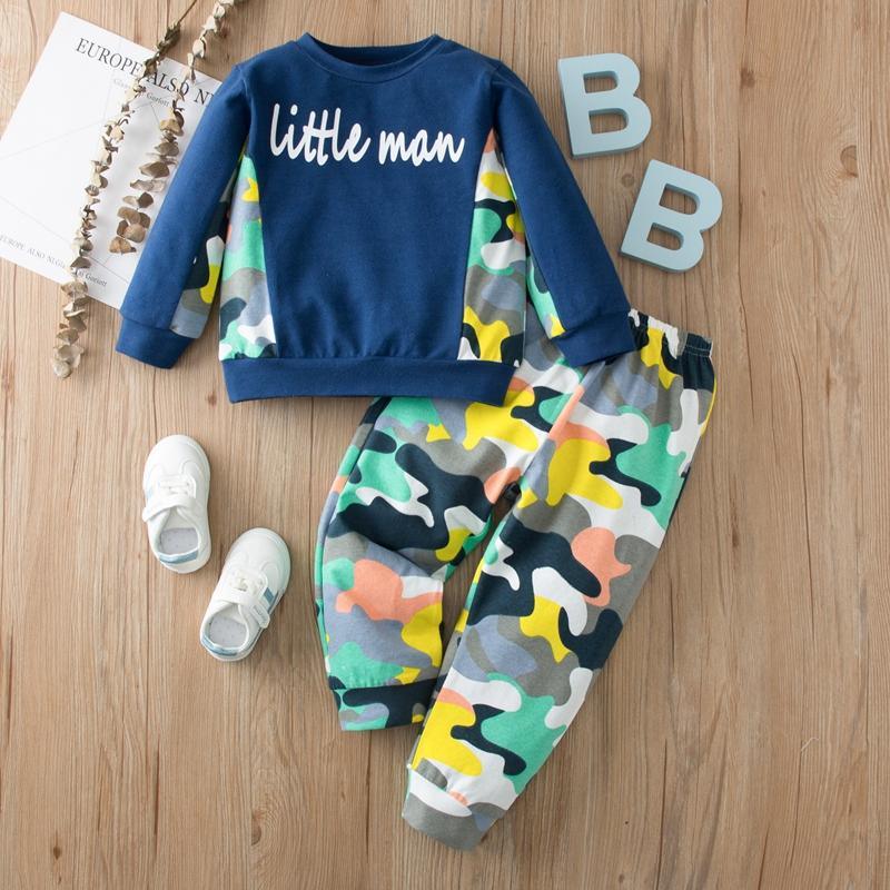 2-piece Camouflage Sweatshirt & Pants for Children