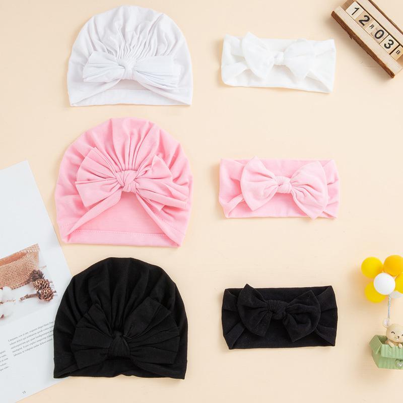 2-piece Headband & Hat for Toddler Girl Children's Clothing