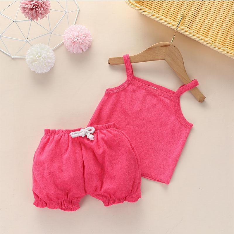 2-piece Sling Top & Shorts for Baby Girl