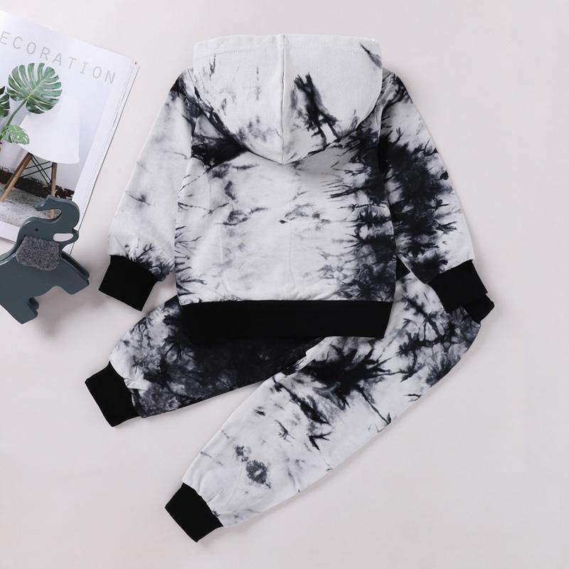 2-piece Tie Dye Hoodie & Pants for Children Boy