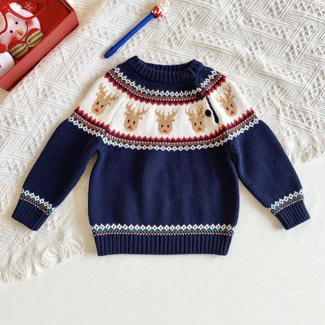 2021 spring Kids Boys Girls Long Sleeve Knit Sweater Winter wholesale