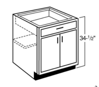 Butt Door Base Cabinet