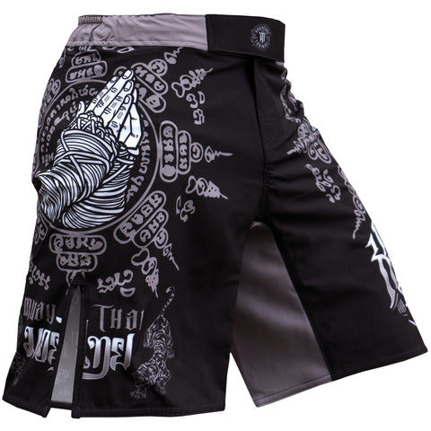 Runhomal Short de MMA Homme Short Boxe Kic-Boxing Fitness Training