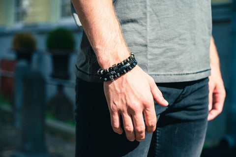 bracelets pour hommes perlés