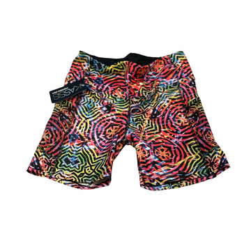 STRIPES MULTICOLOR SHORT 6"