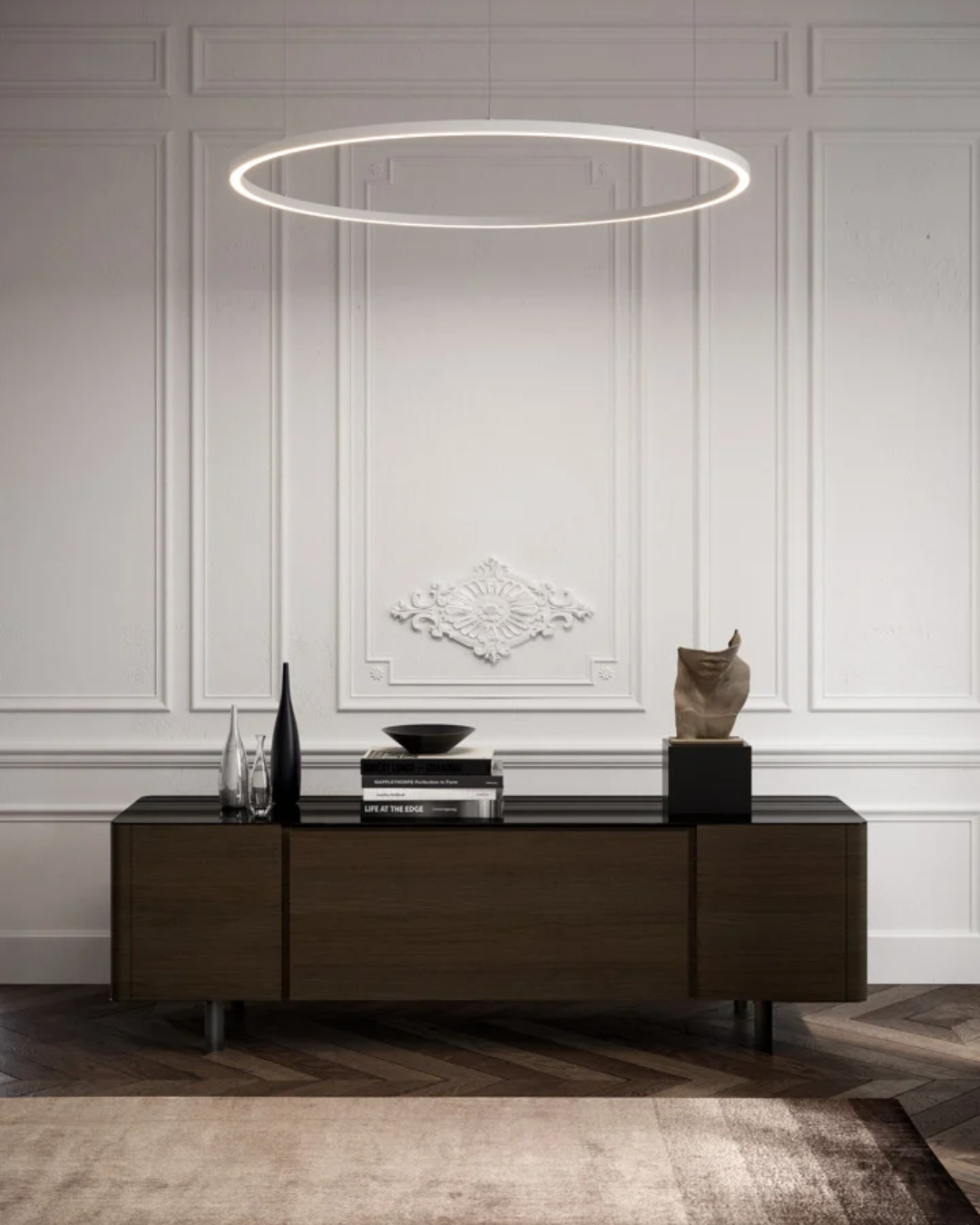 Tour Slim Pendant Lamp, By Linea Light