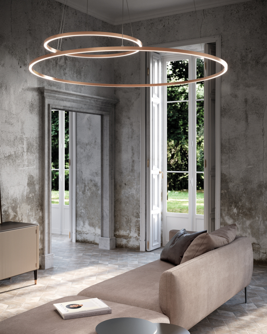 Tour Slim Pendant Lamp, By Linea Light