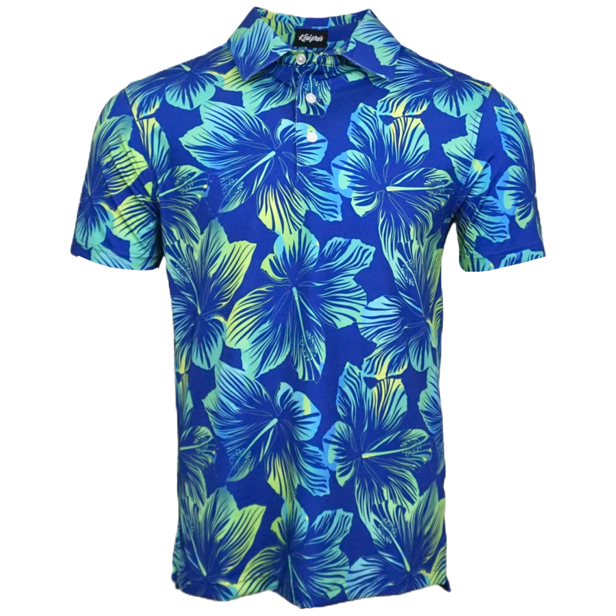 Blue Hawaiian Limited Edition | Kaipar Clothing | Hawaiian Golf Shirts ...
