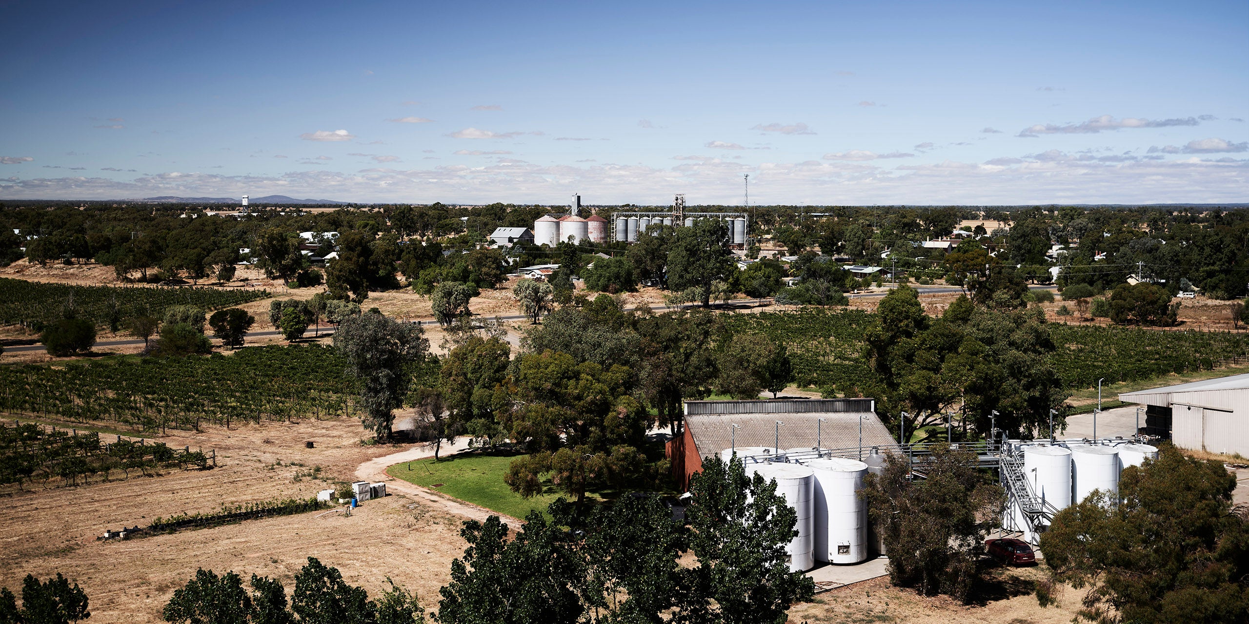 Southern Stockfeeds' Bridgewater Feed Mill nestled amidst the sleepy town of Bridgewater On Loddon.