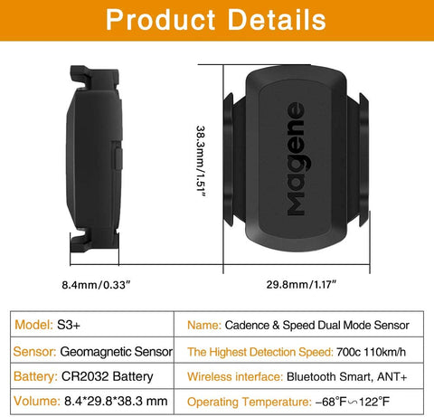 magene s3  cadence