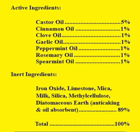 Ingredients found in 3-in-1 IV Organics Product