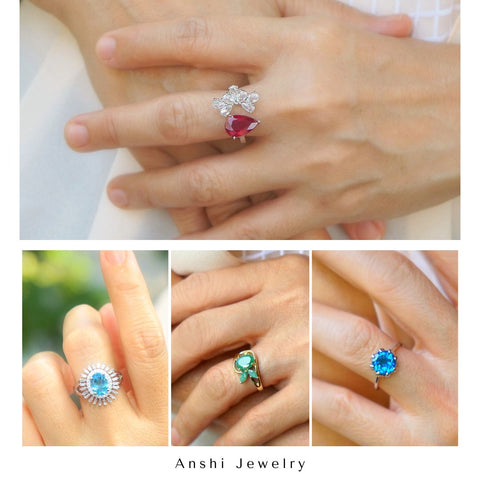 silver rings, gemstone rings, wholesale silver jewelry, fine silver jewelry