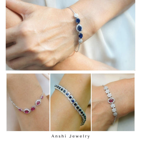 silver bracelet, gemstone bracelet, fine silver jewelry, wholesale silver jewelry