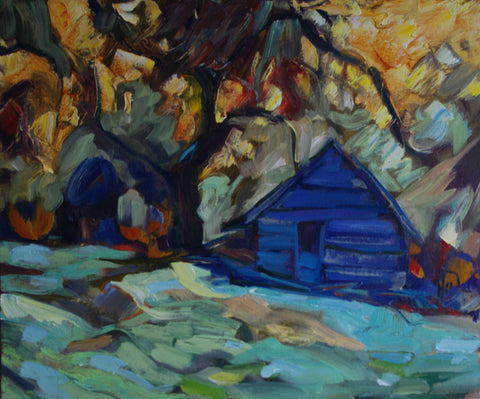 A favourite cabin in the Yukon woods, a hiding place when I need peace and quiet