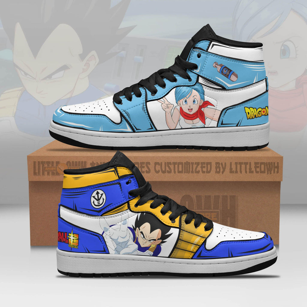 Vegeta x Bulma JD Sneakers Custom Dragon Ball Anime Shoes – Littleowh