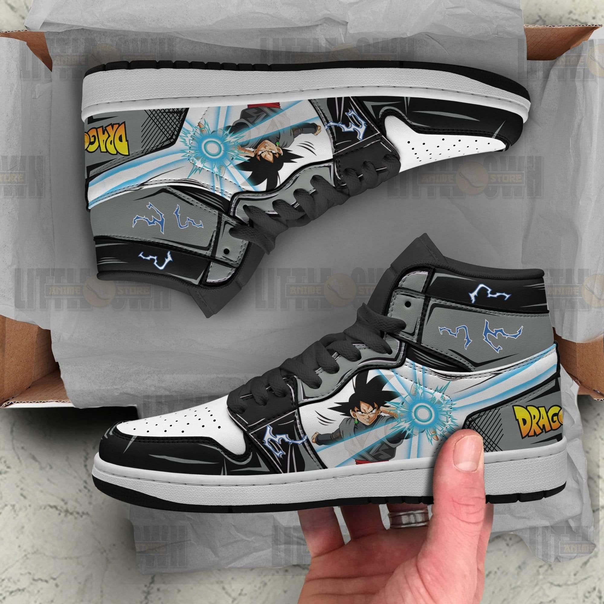 Black Goku Shoes Custom Dragon Ball Anime Sneakers – LittleOwh