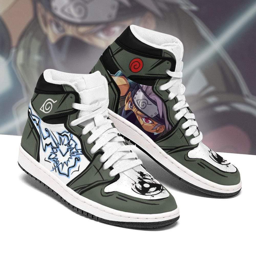 Naruto Kakashi Shoes Custom Anime JD Sneakers – Littleowh