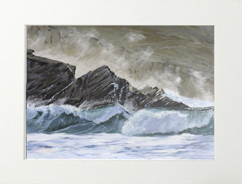 BREAKING WAVE Irish Seascape painting for sale , Sea painting , crashing wave painting , sea print, limited sea print , Irish sea print , wild Atlantic way, Seascape oil painting, Irish beach art , irish beach print , sand dunes , beach print , colourful beach painting , rough sea painting, seascape painting for sale, framed sea print for sale , Framed seascape painting for sale , Framed sea painting for sale, sand dunes painting.