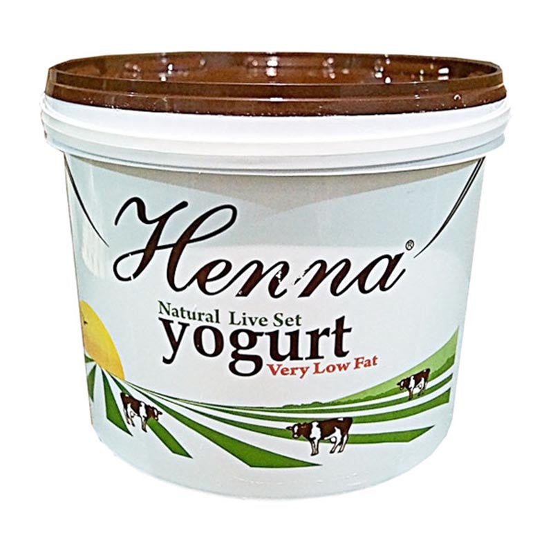 4. Henna Natural Set Very Low Fat Yogurt  - 1 x 10kg