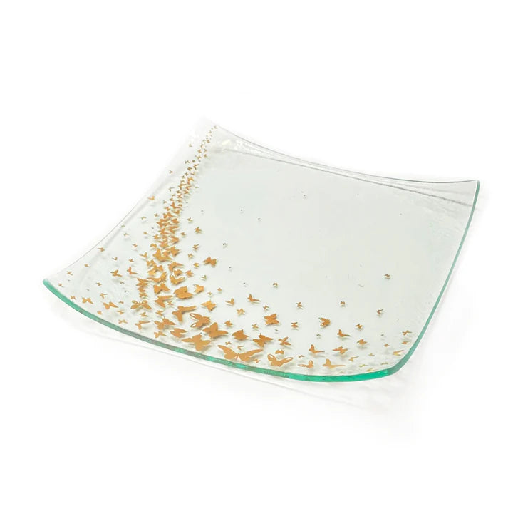 10" Butterfly Square Plate