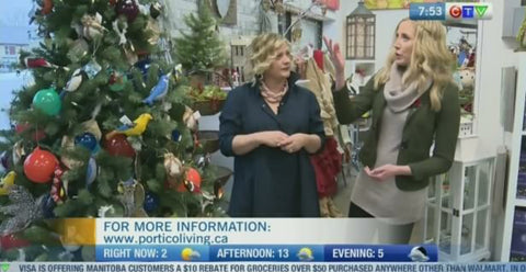 CTV "Morning Live" talks to Tracy about Portico Indoor & Outdoor Living and Holiday 2016