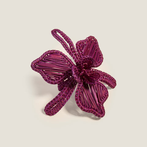 Orchid Woven Napkin Rings