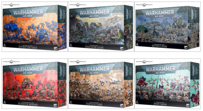 Warhammer 40,000 Battleforce Christmas Boxes Revealed