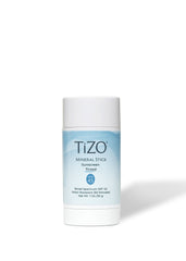 TiZO Mineral Stick Tinted SPF 40 tinted mineral sunscreen stick bottle on white background