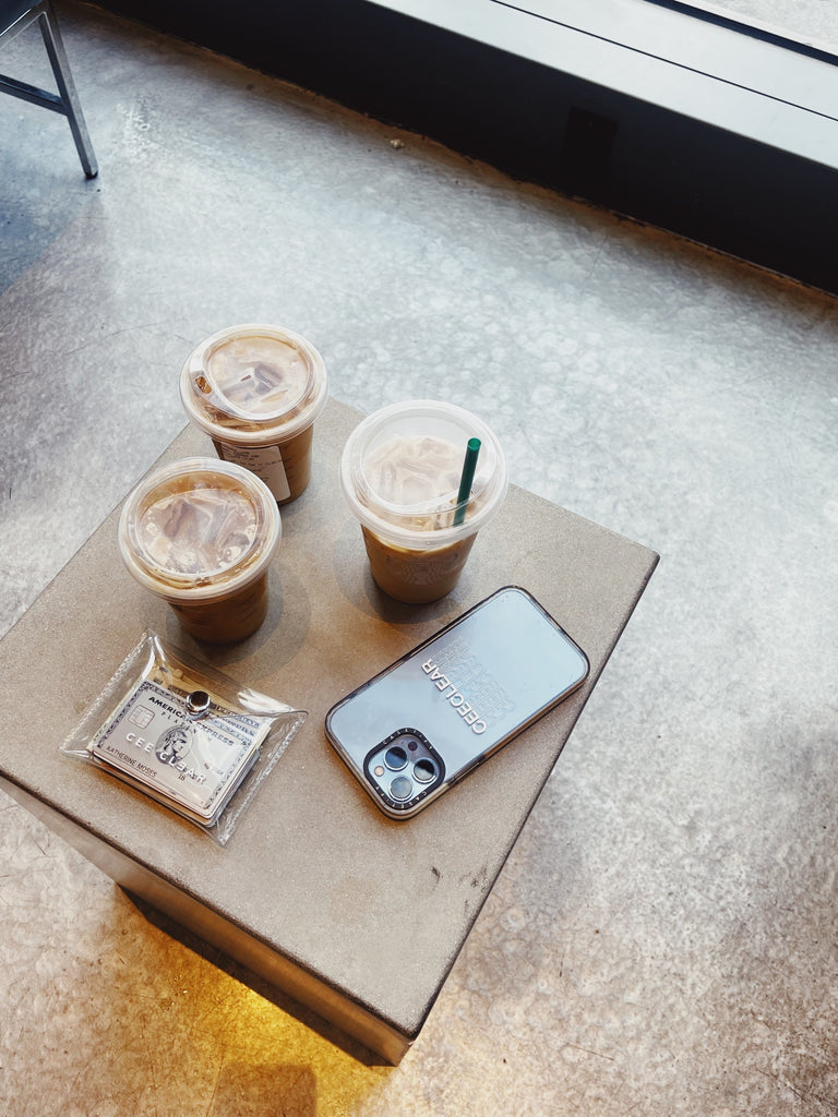 Image: CEE CLEAR Mini Purse with a heavy side of coffee order in Las Vegas