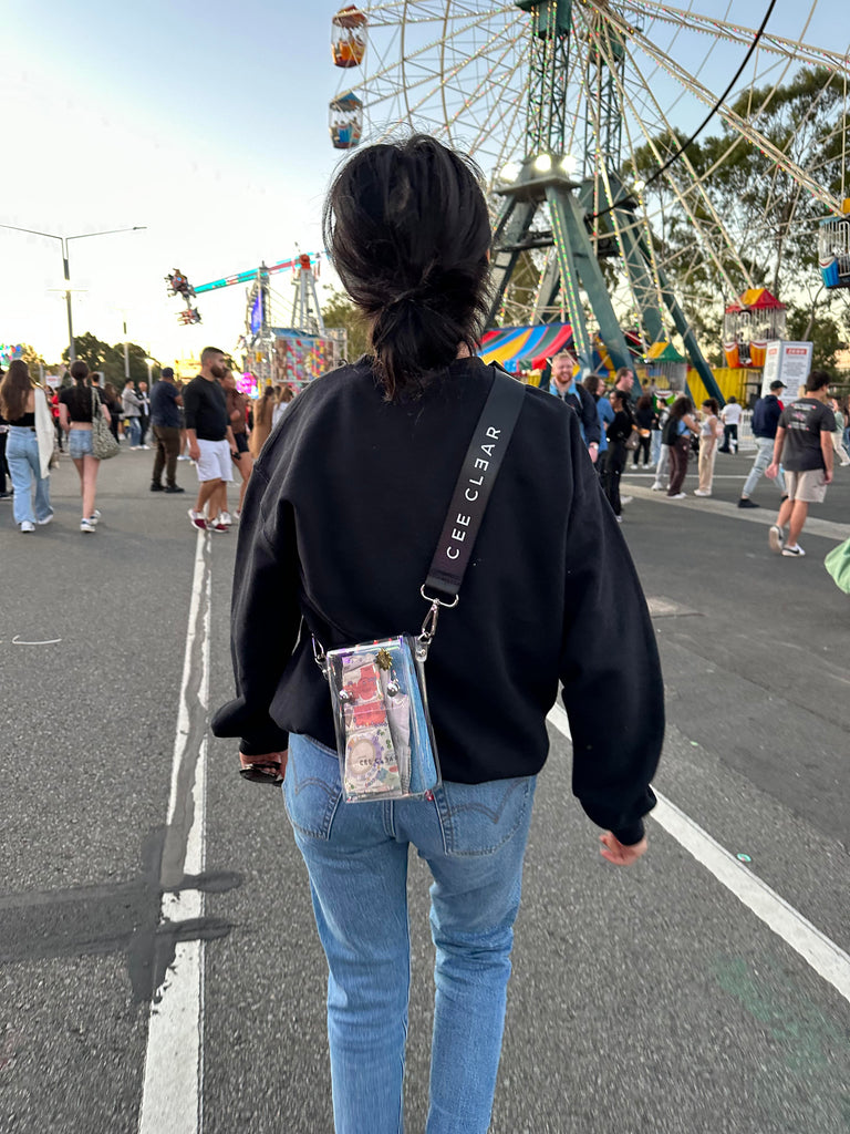 CEEN: Our Clear Cross Body Bag at the Sydney Royal Easter Show