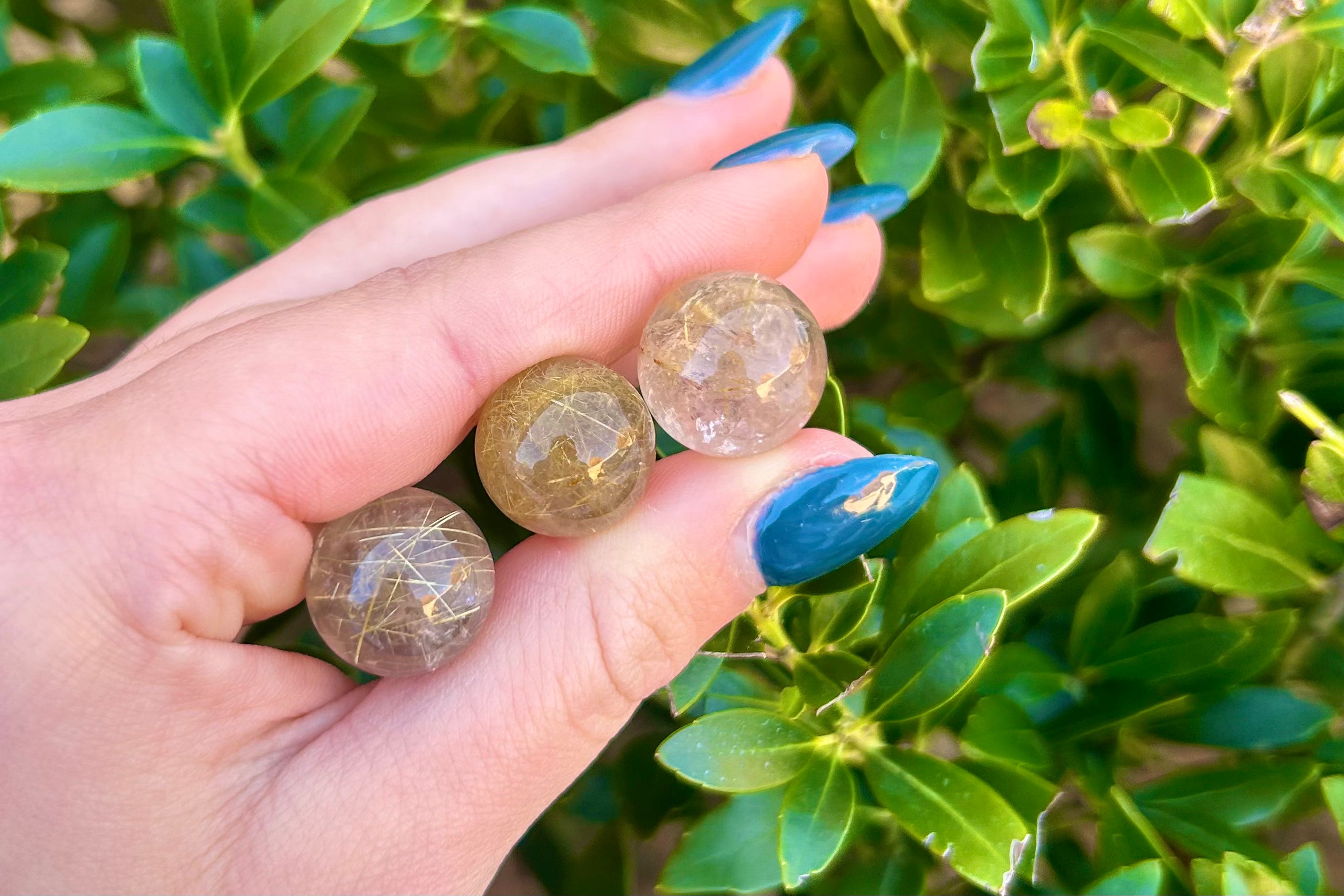 Rutilated Quartz Mini Sphere