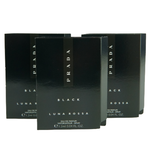 Prada Black Luna Rossa Eau De Parfum Spray  x 3